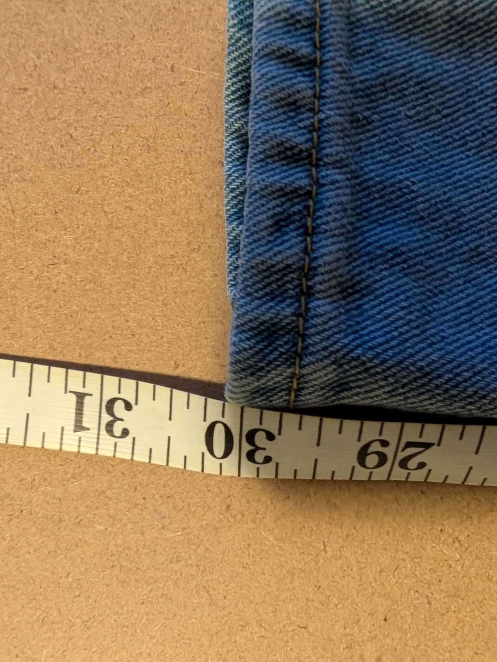 PacSun Two-Tone Blue Denim Jeans - Picture 5 of 5